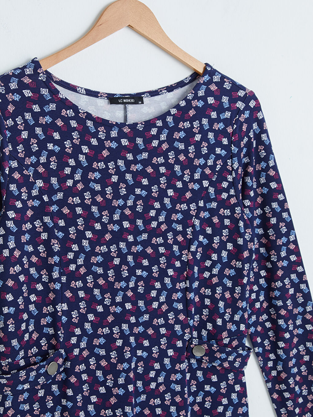 فستان بونتي مطبوع-6