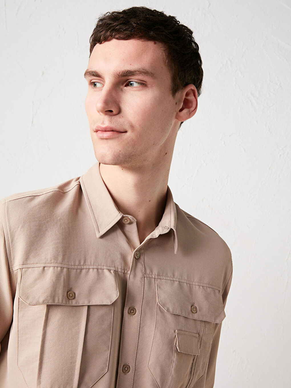 LCW OUTDOOR Regular Fit Long Sleeve Men's Shirt -S1CH23Z8-GHA