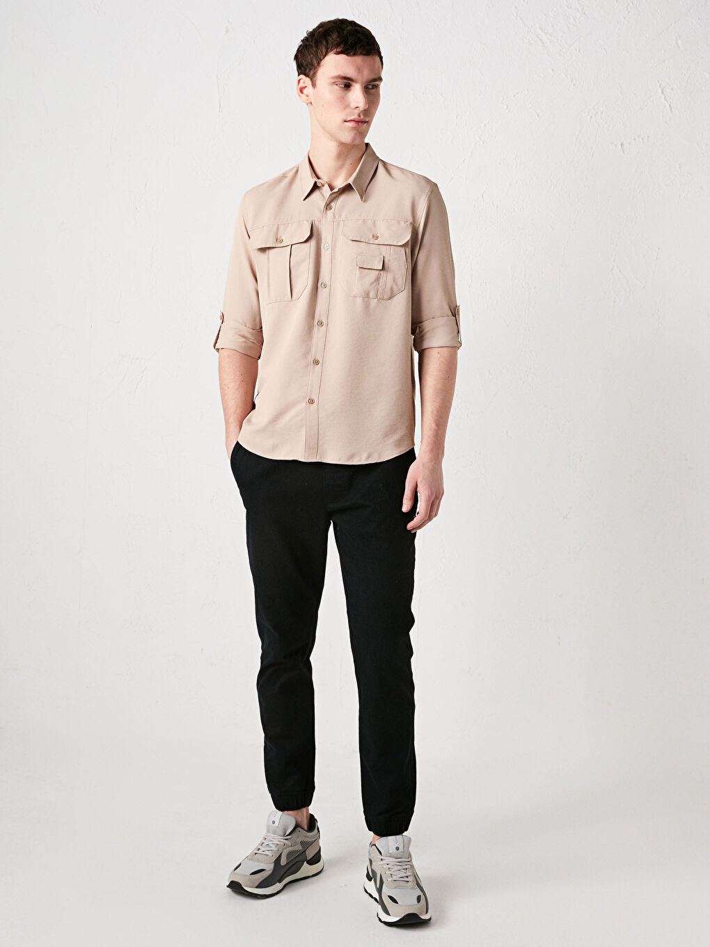 LCW OUTDOOR Regular Fit Long Sleeve Men's Shirt -S1CH23Z8-GHA