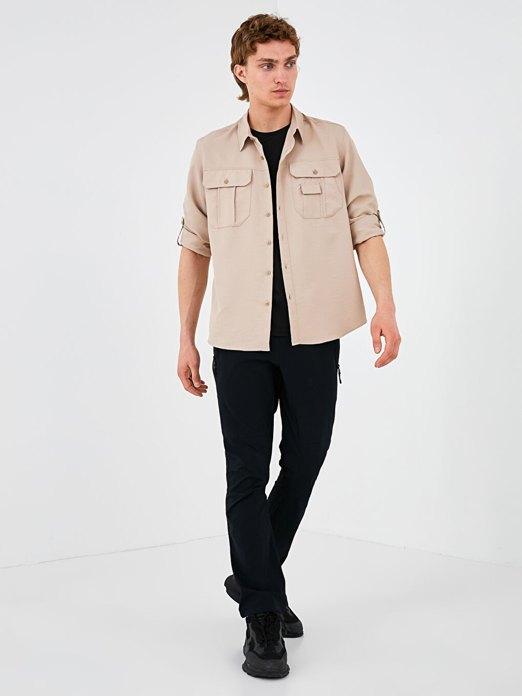 LCW OUTDOOR Regular Fit Long Sleeve Men's Shirt -S1CH23Z8-GHA