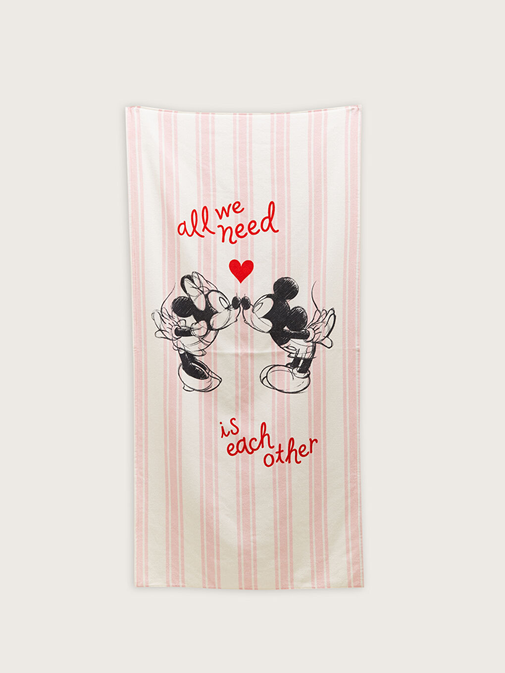 Minnie Mouse Licensed Women's Beach Towel