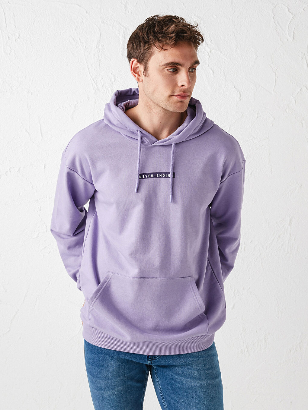 XSIDE Long Sleeve Printed Men's Hoodie -S1CI12Z8-MTV