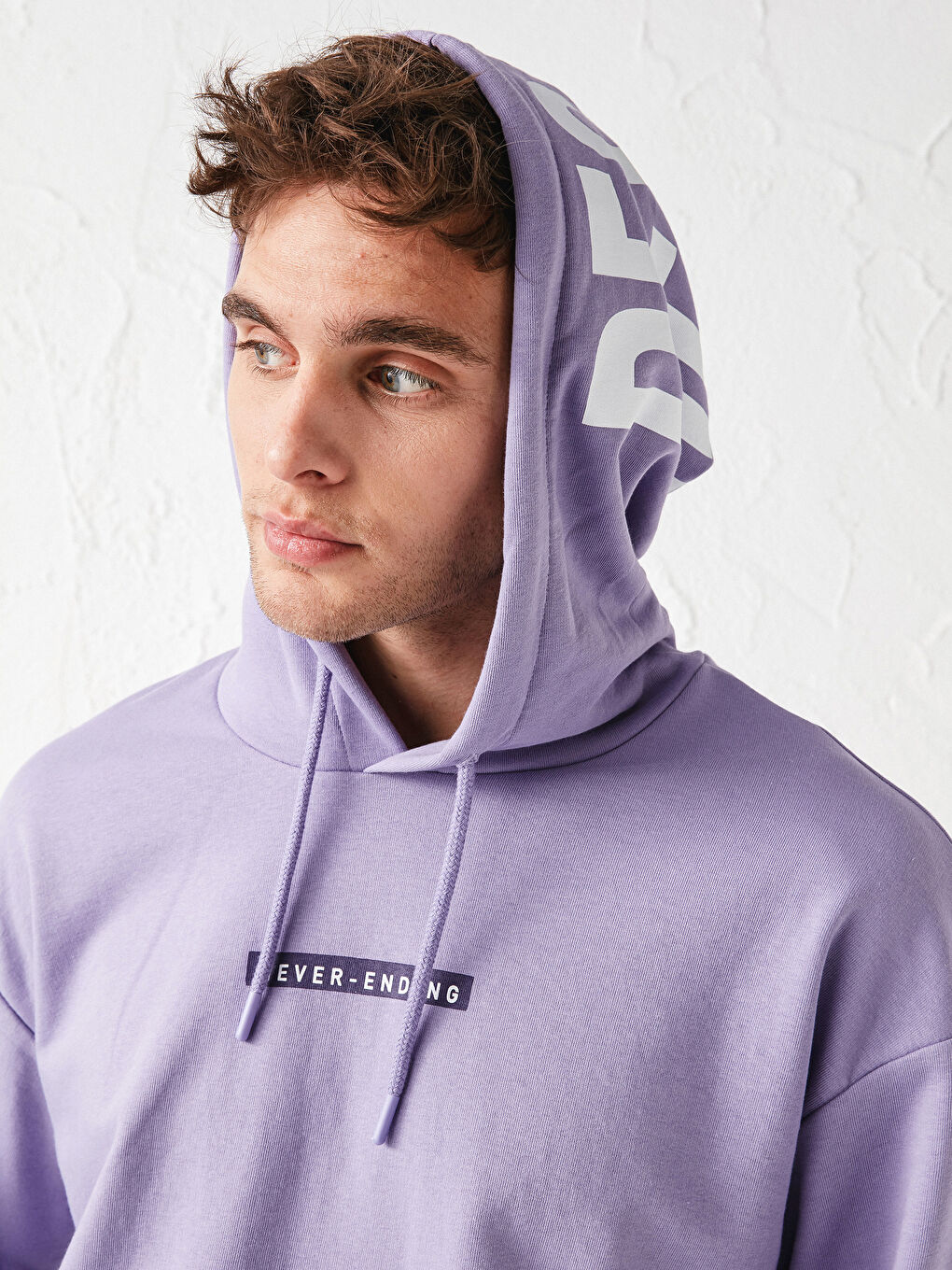 XSIDE Long Sleeve Printed Men's Hoodie -S1CI12Z8-MTV