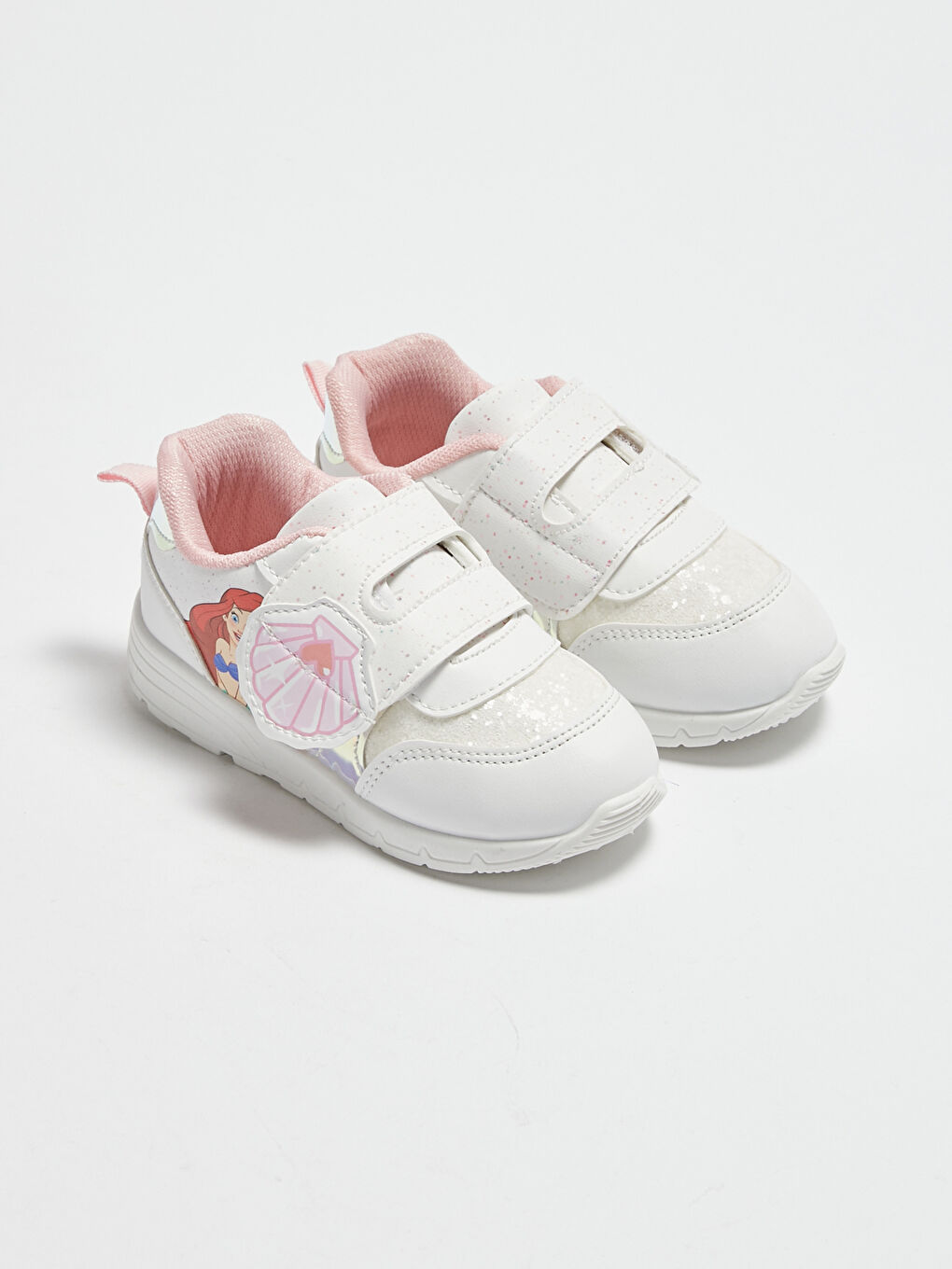 Baskets Licenciées Princesse pour Bébé Fille à Crochet et Boucle