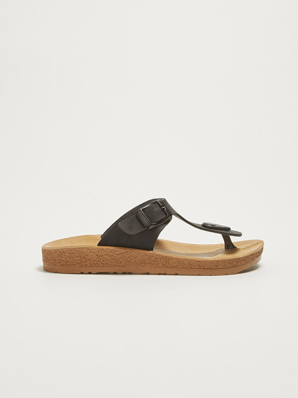 Siyah Kadın Parmak Arası Terlik-1