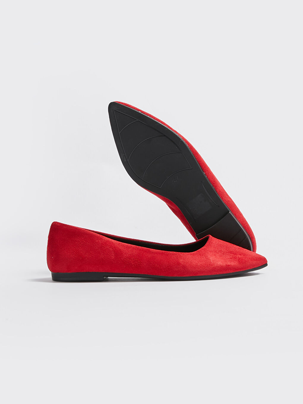 أحذية مسطحة جلد شمواه للنساء-2