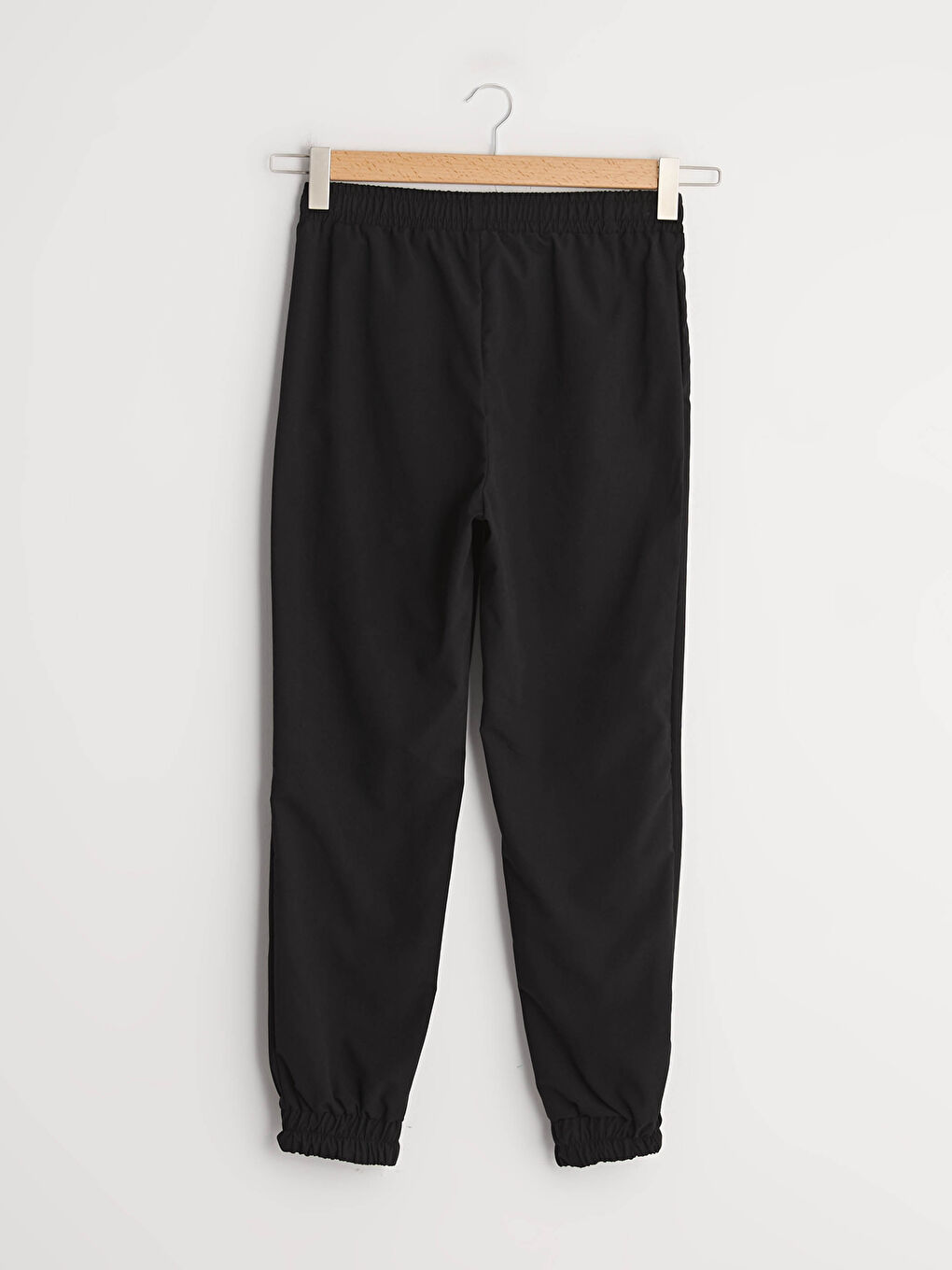 Siyah Beli Lastikli Comfort Fit Harem Kadın Pantolon-7