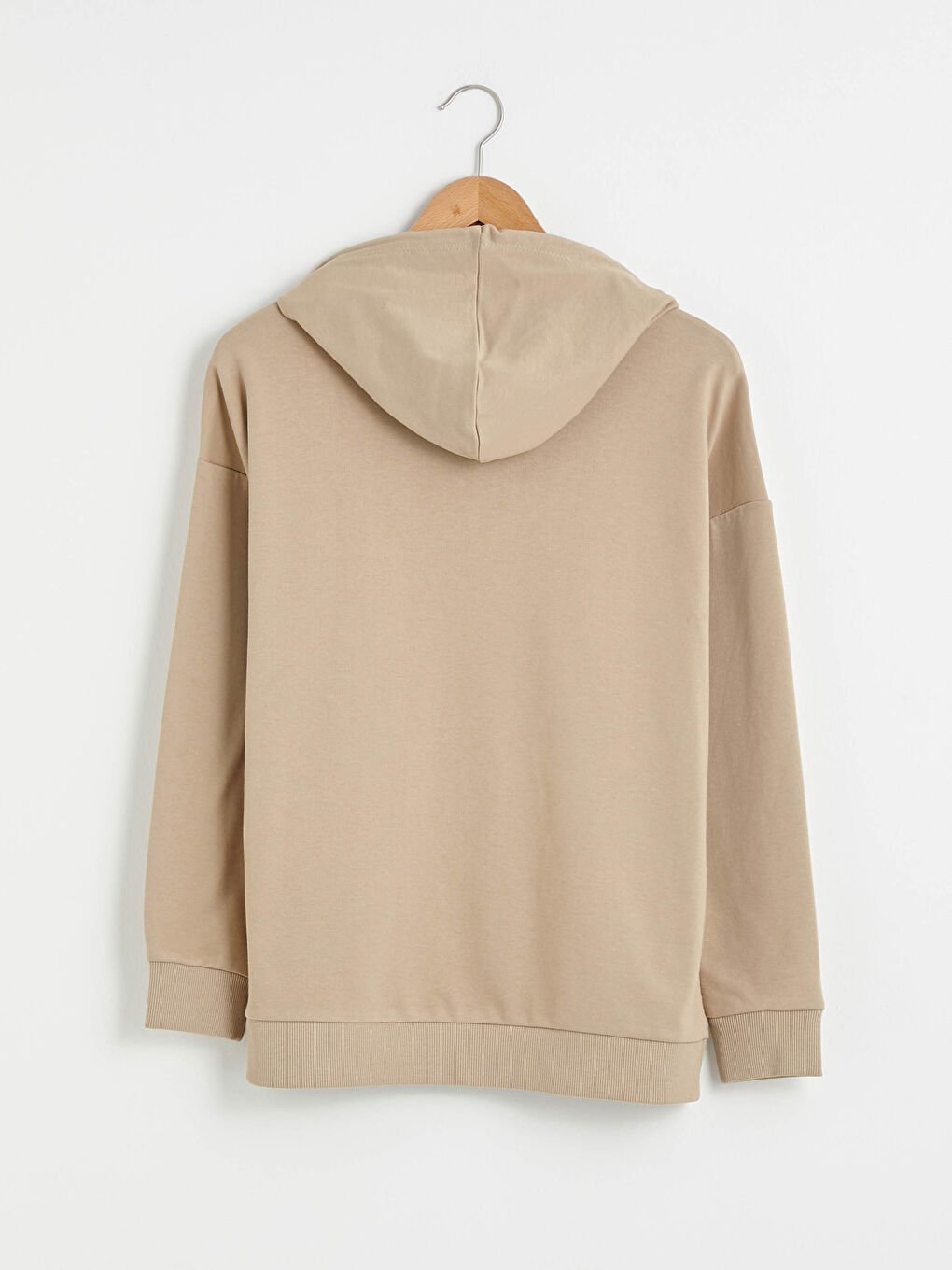 Plain Long Sleeve Women's Hoodie-11