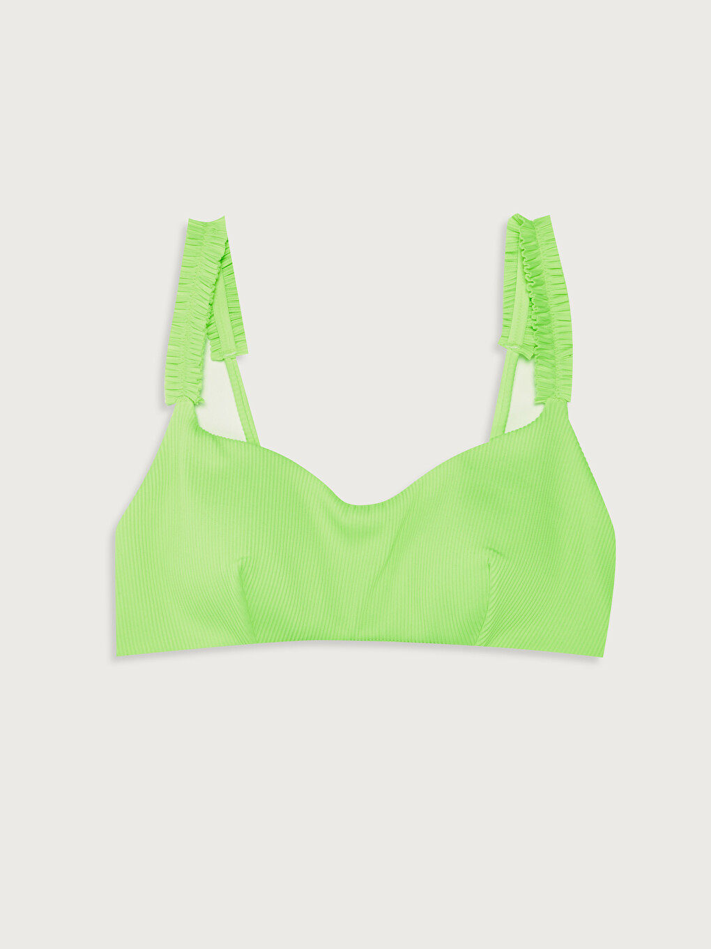 Bandeau-Bikini-Oberteil für Damen, schlicht