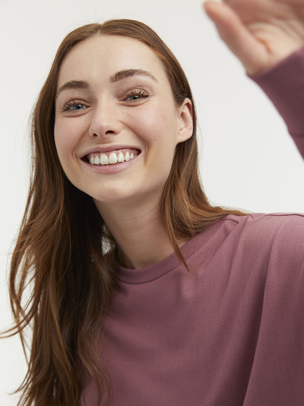 Sweat-shirt de Sport pour Femmes à Col Rond-2