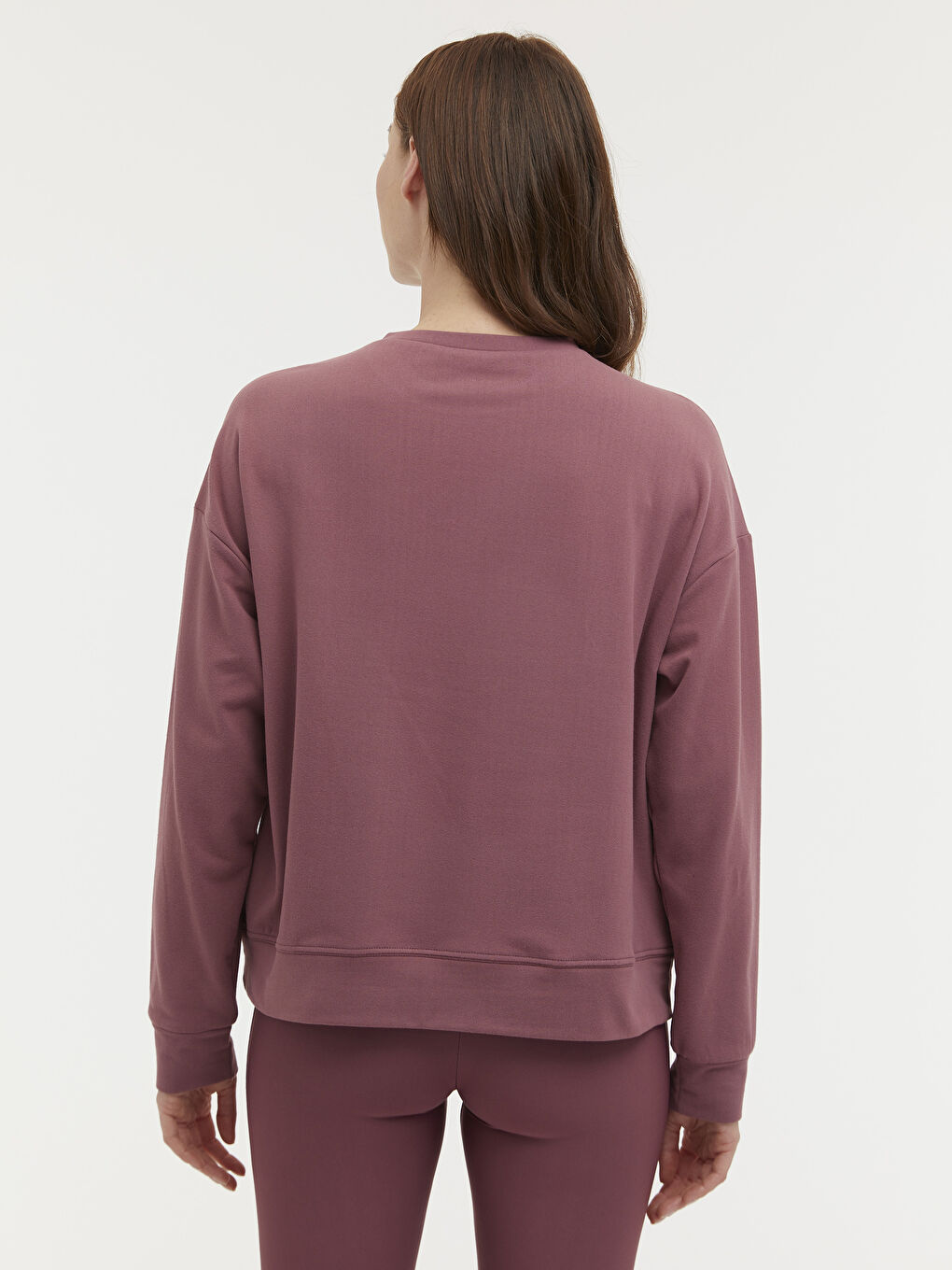Sweat-shirt de Sport pour Femmes à Col Rond-3