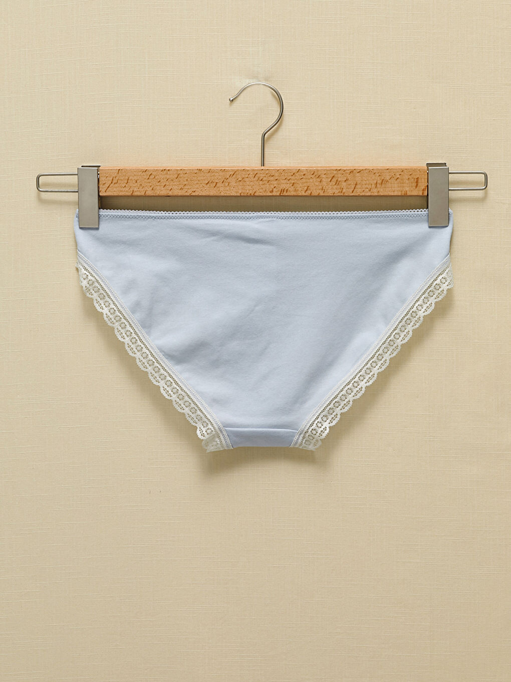 Lace Detailed Bikini Knickers-1