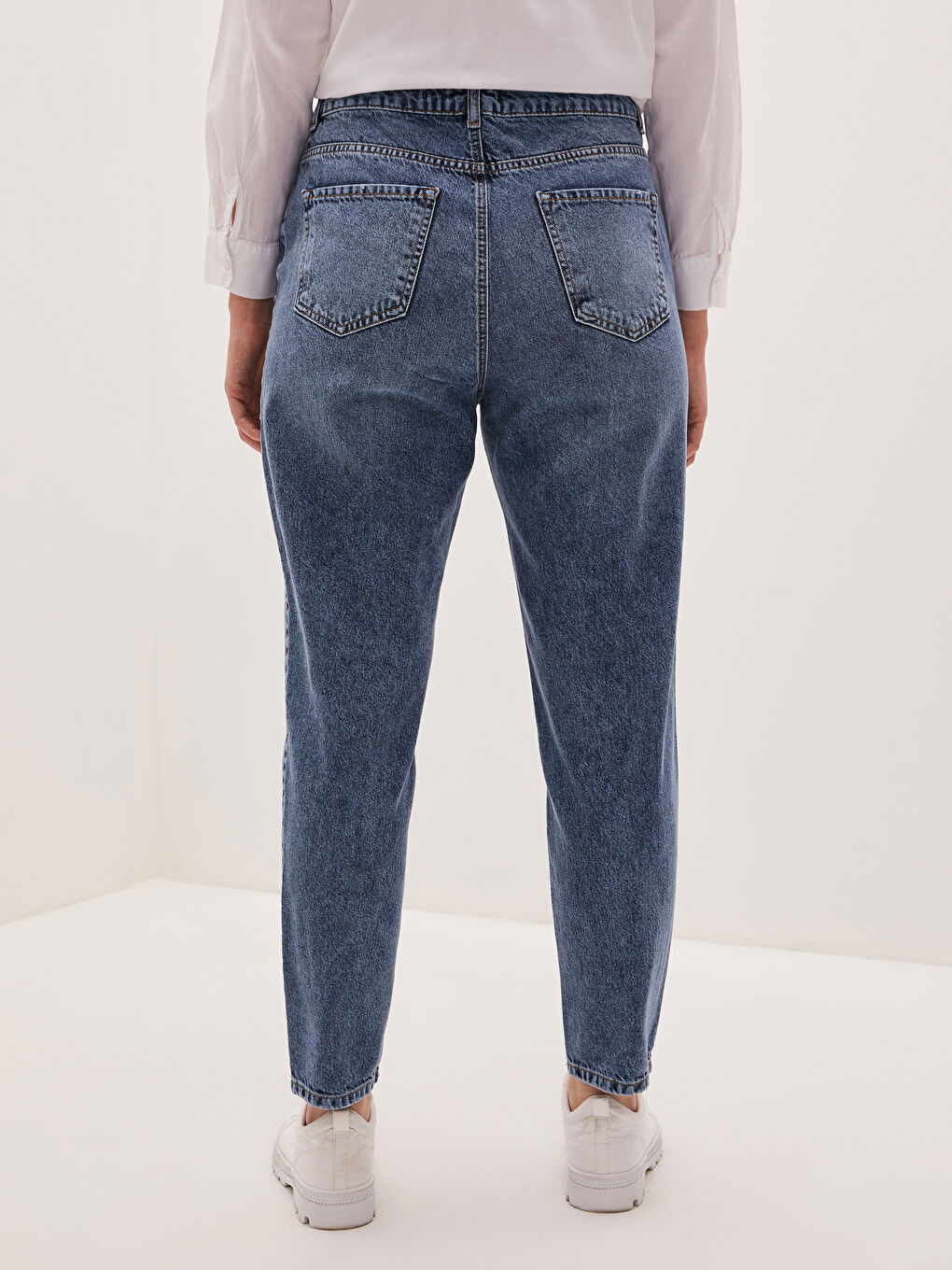 High Waist Women's Mom Fit Rodeo Jeans-4