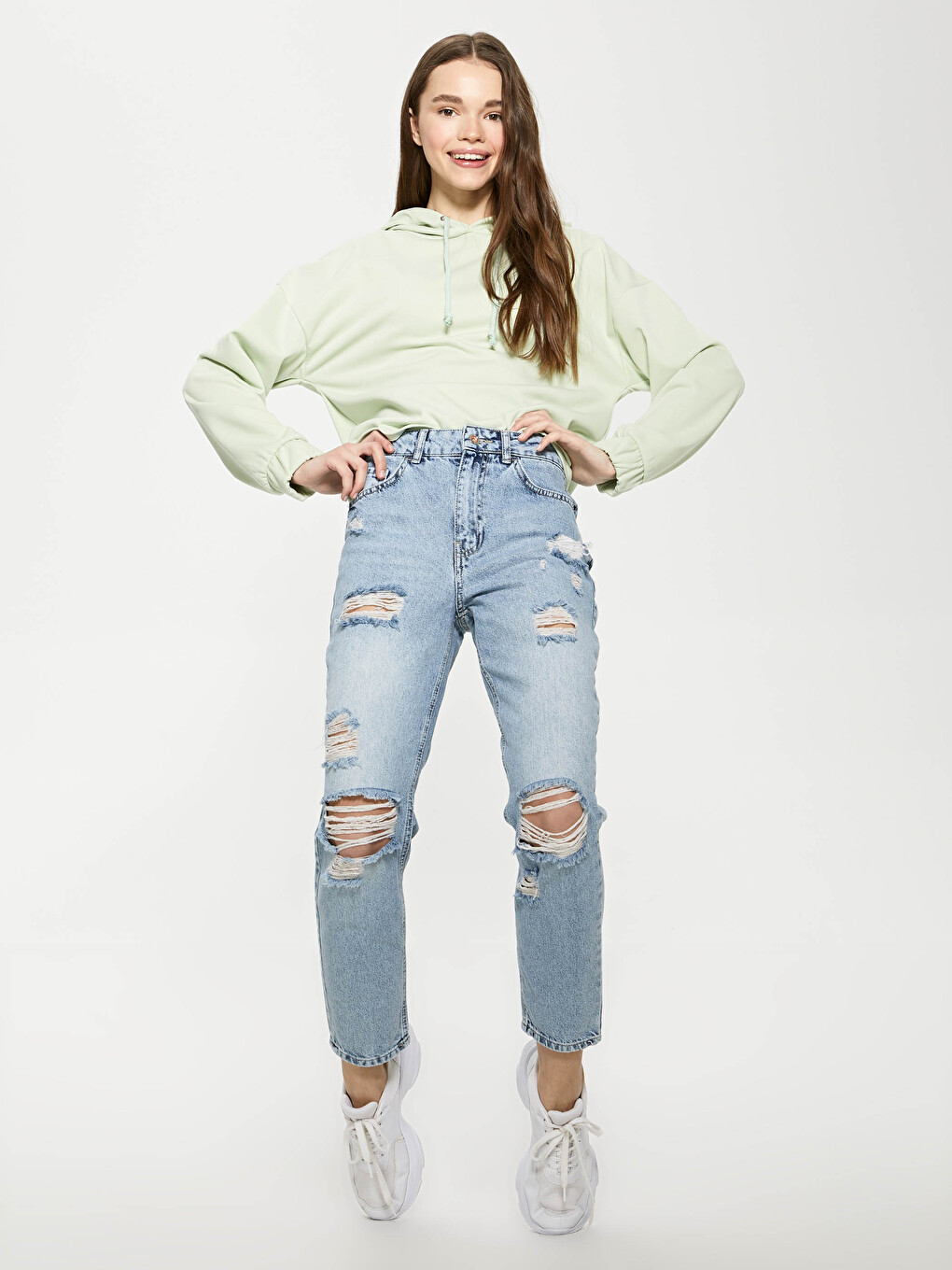 High Waist Mom Fit Women Rodeo Jeans-1