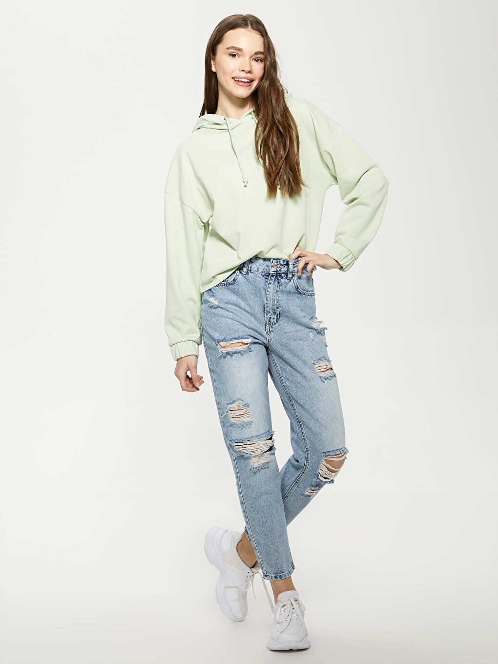 High Waist Mom Fit Women Rodeo Jeans-2