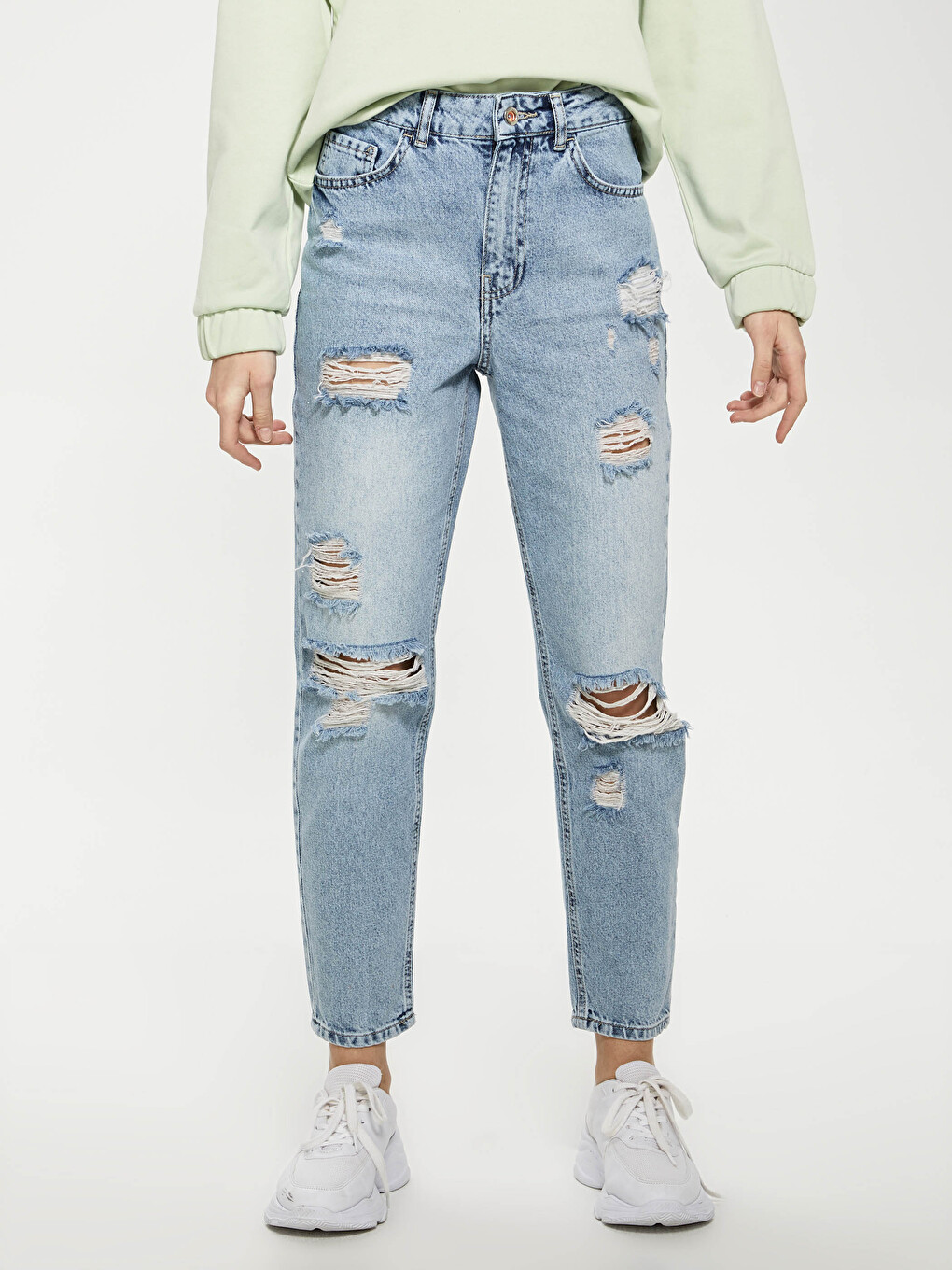 High Waist Mom Fit Women Rodeo Jeans-4