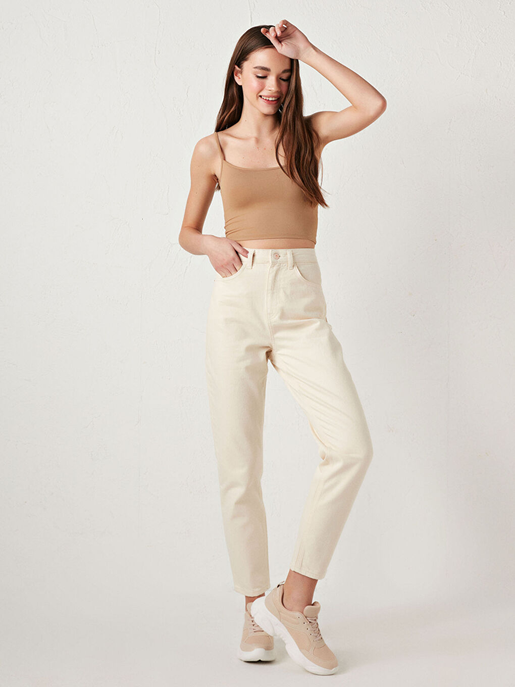 LCW Jeans High Waist Mom Fit Women's Jeans -S1CM48Z8-RHG
