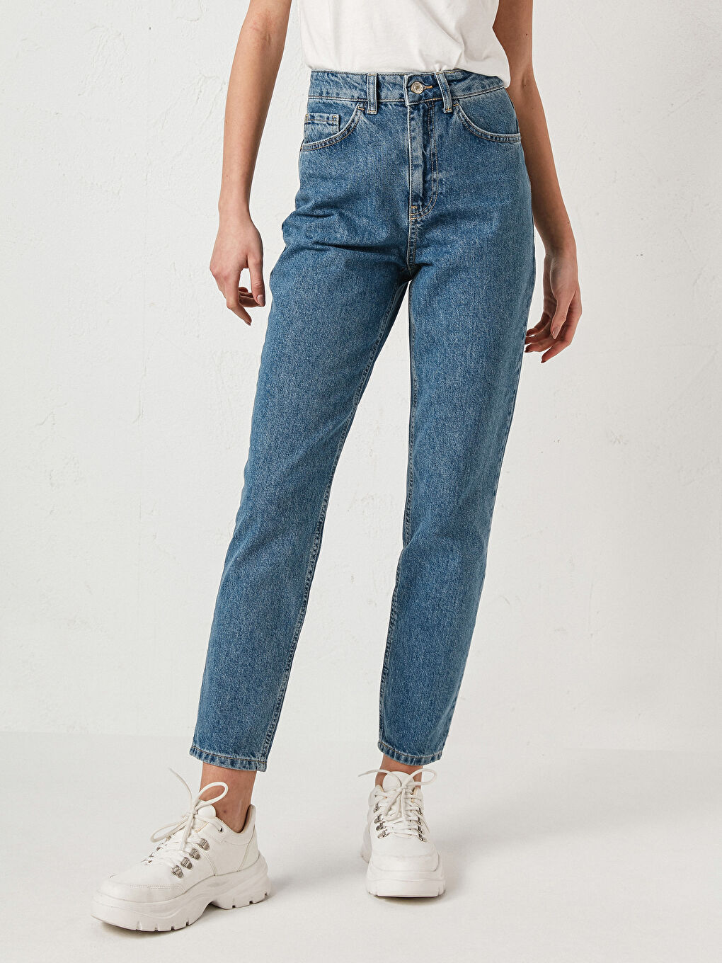 Джинси Родео з високою талією, мом фіт, довжина до щиколотки-3