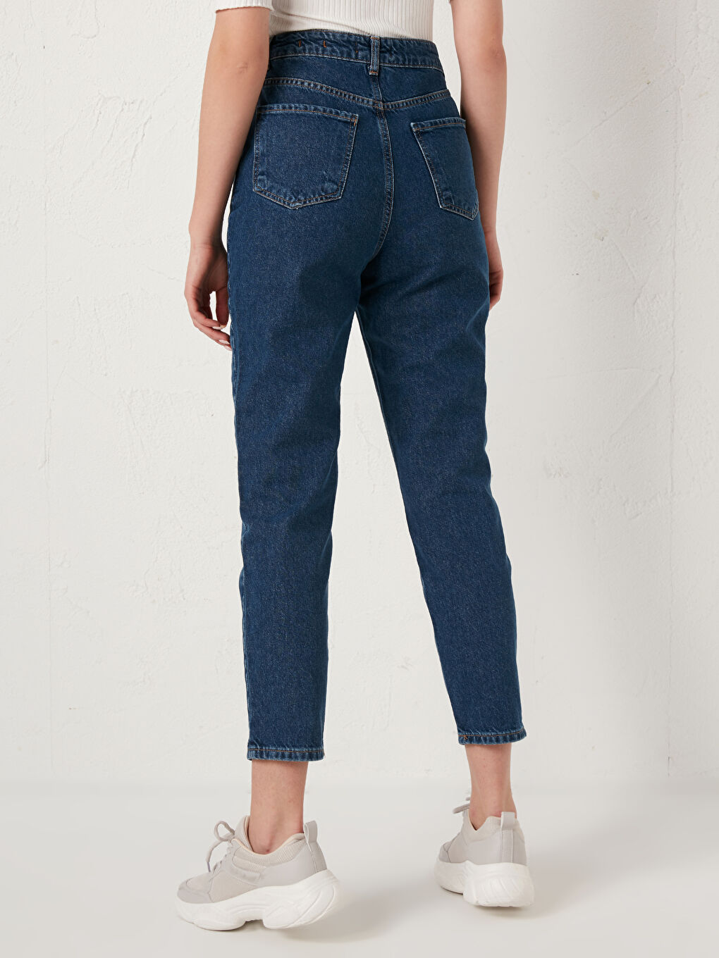 LCW Jeans High Waist Mom Fit Ankle Length Jeans -S1CM51Z8-507