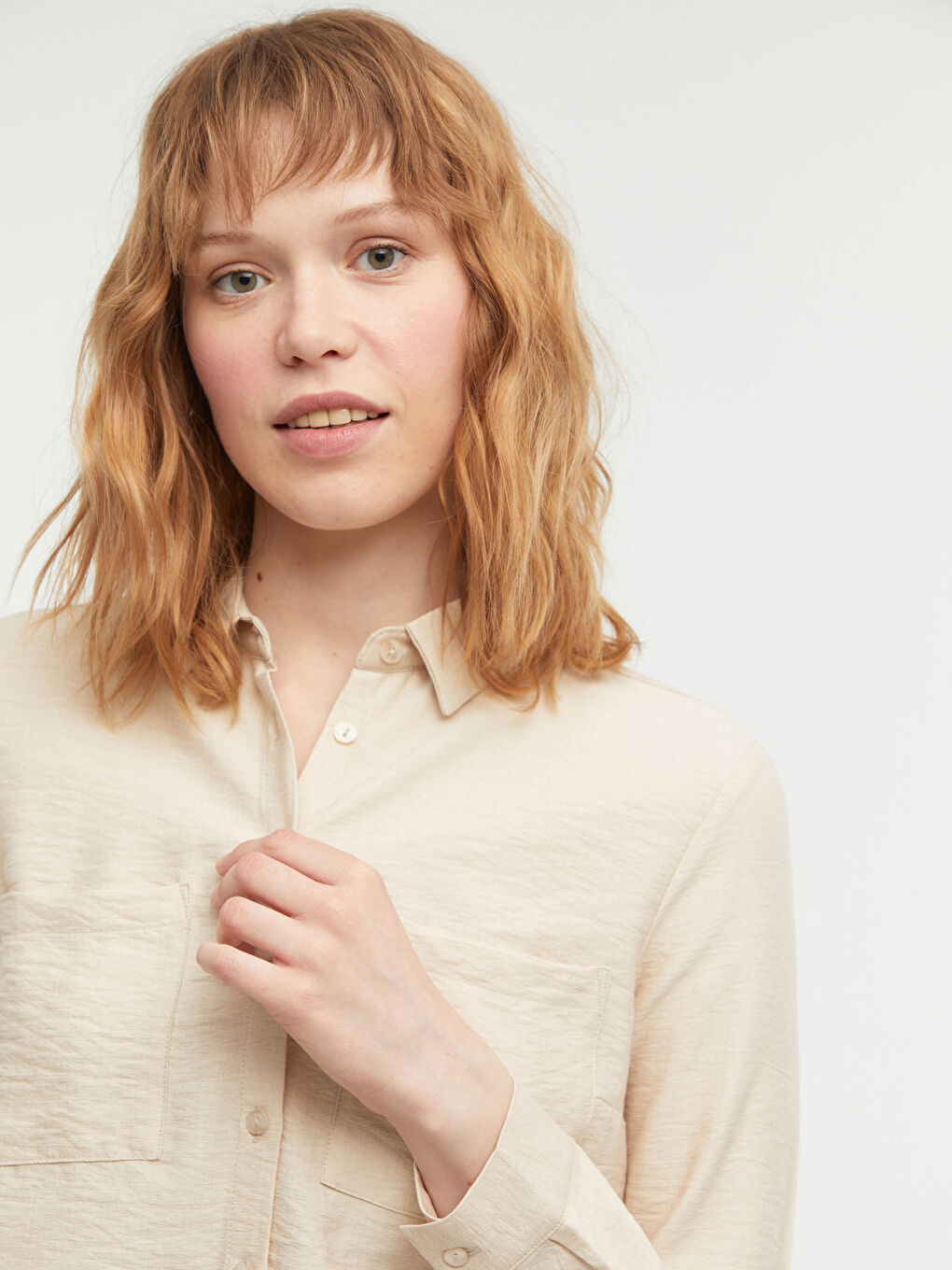 Pocket Detailed Long Sleeve Shirt-1