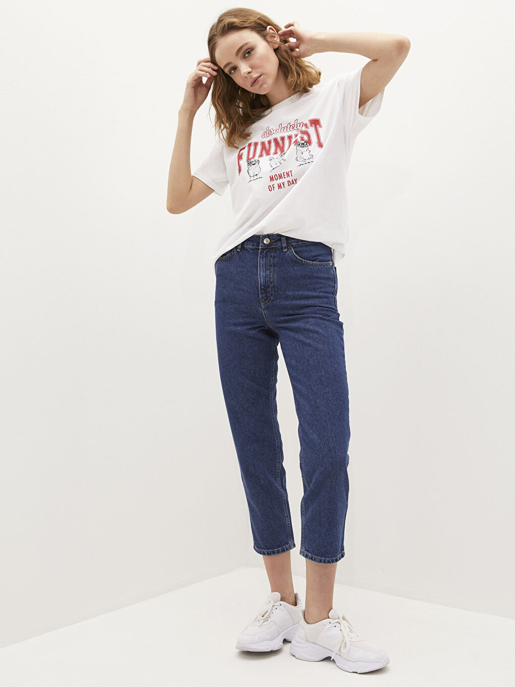 High Waist Straight Fit Women's Rodeo Jeans-4