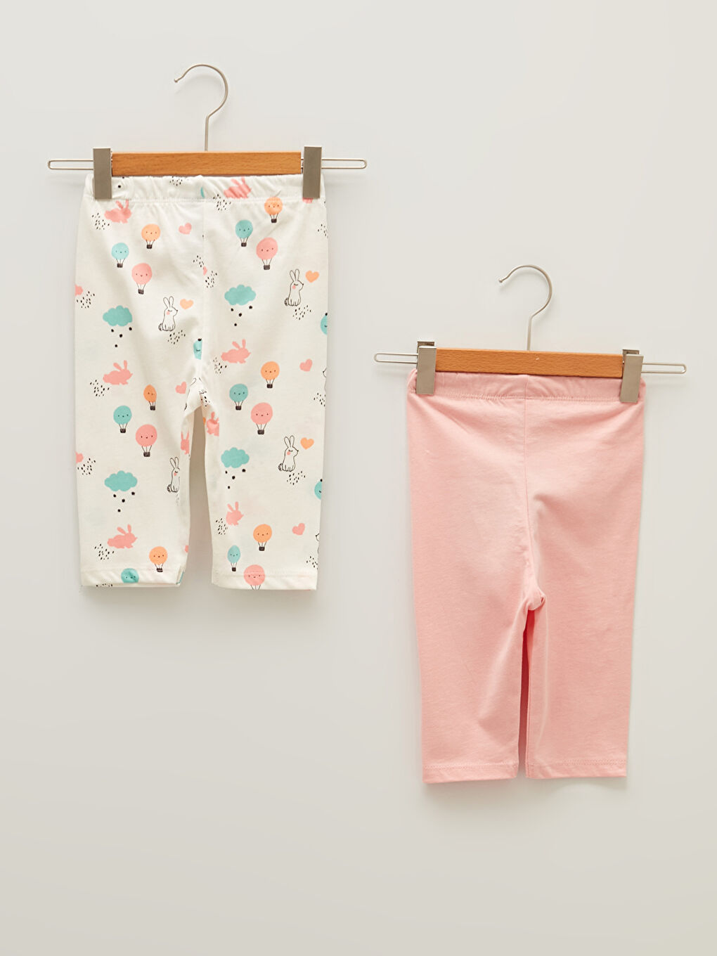 Пижамные Брюки для Малышек с Принтом из Хлопка на Резинке, 2 шт.-1