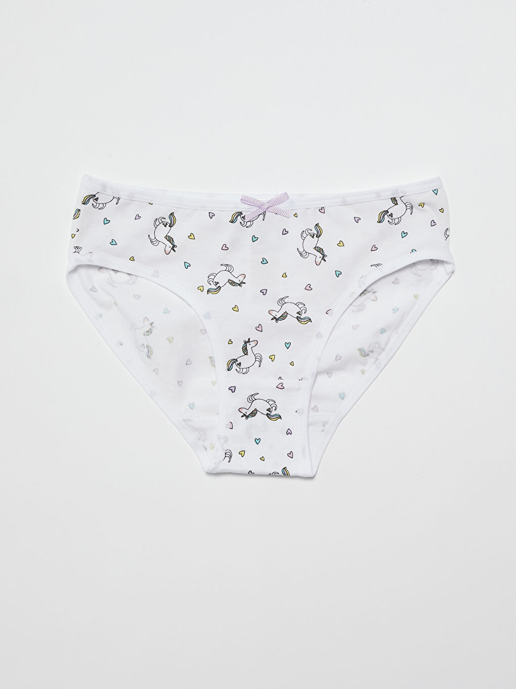 سراويل داخلية قطنية مطبوعة للبنات - عبوة من 4 قطع-1