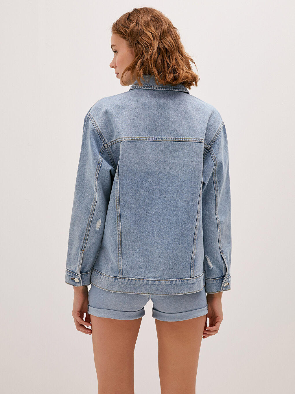 LCW Vision Pocket Detailed Long Sleeve Women's Rodeo Jean Jacket -S1CO30Z8-311