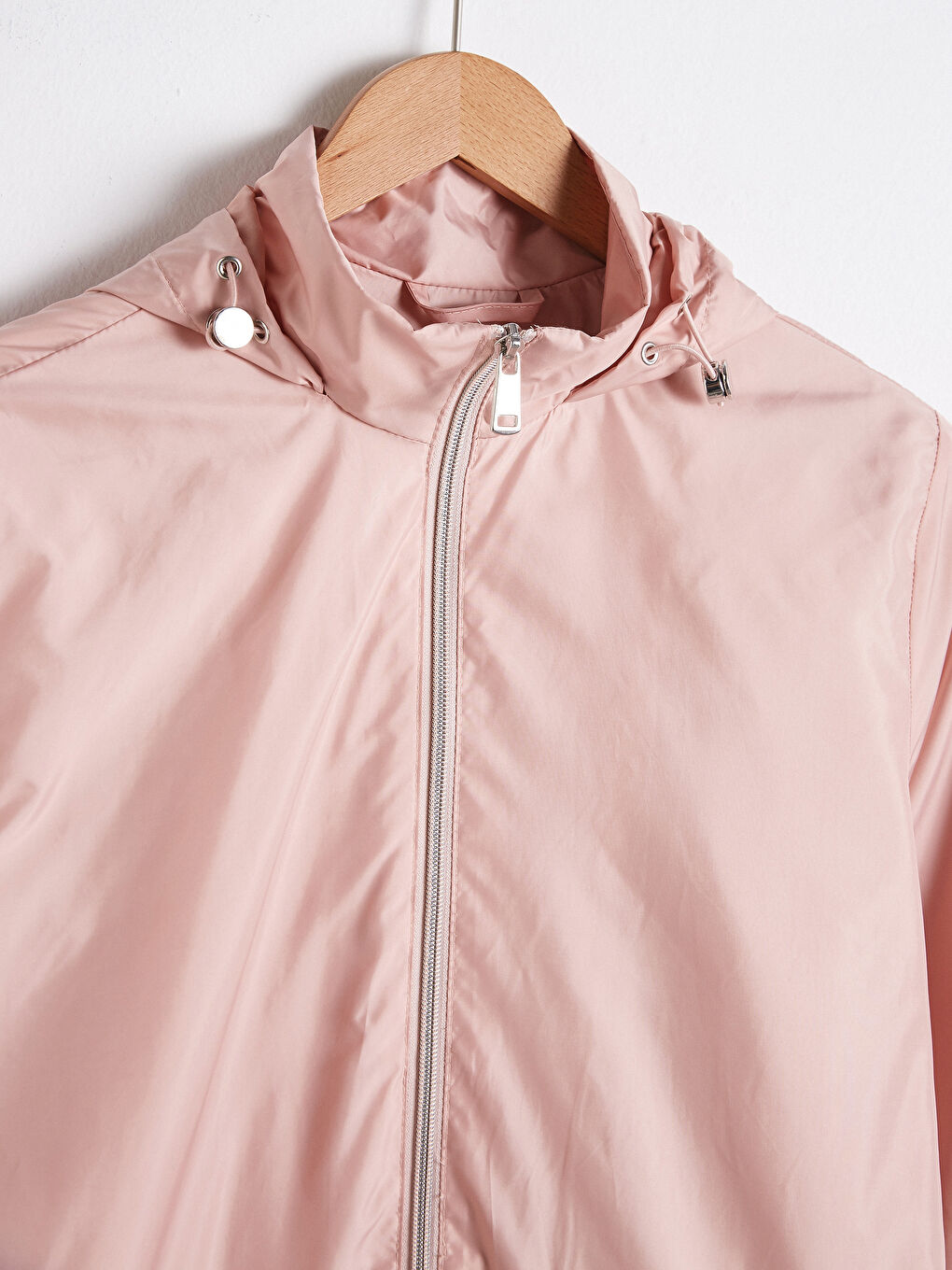 Дъждобран с качулка и цип-8