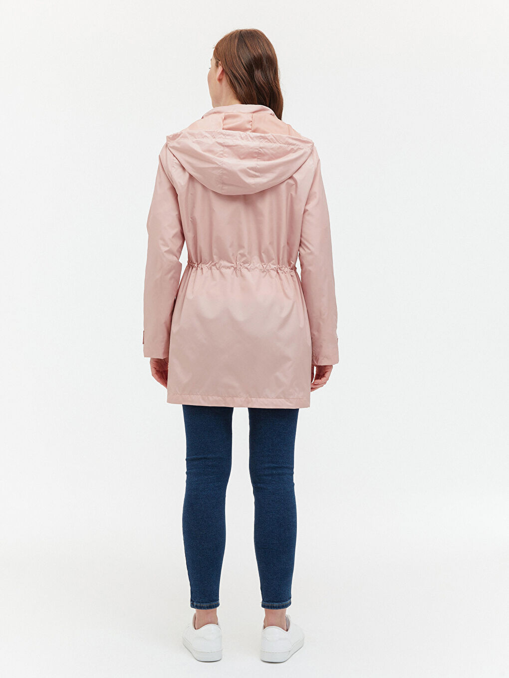 Дъждобран с качулка и цип-4