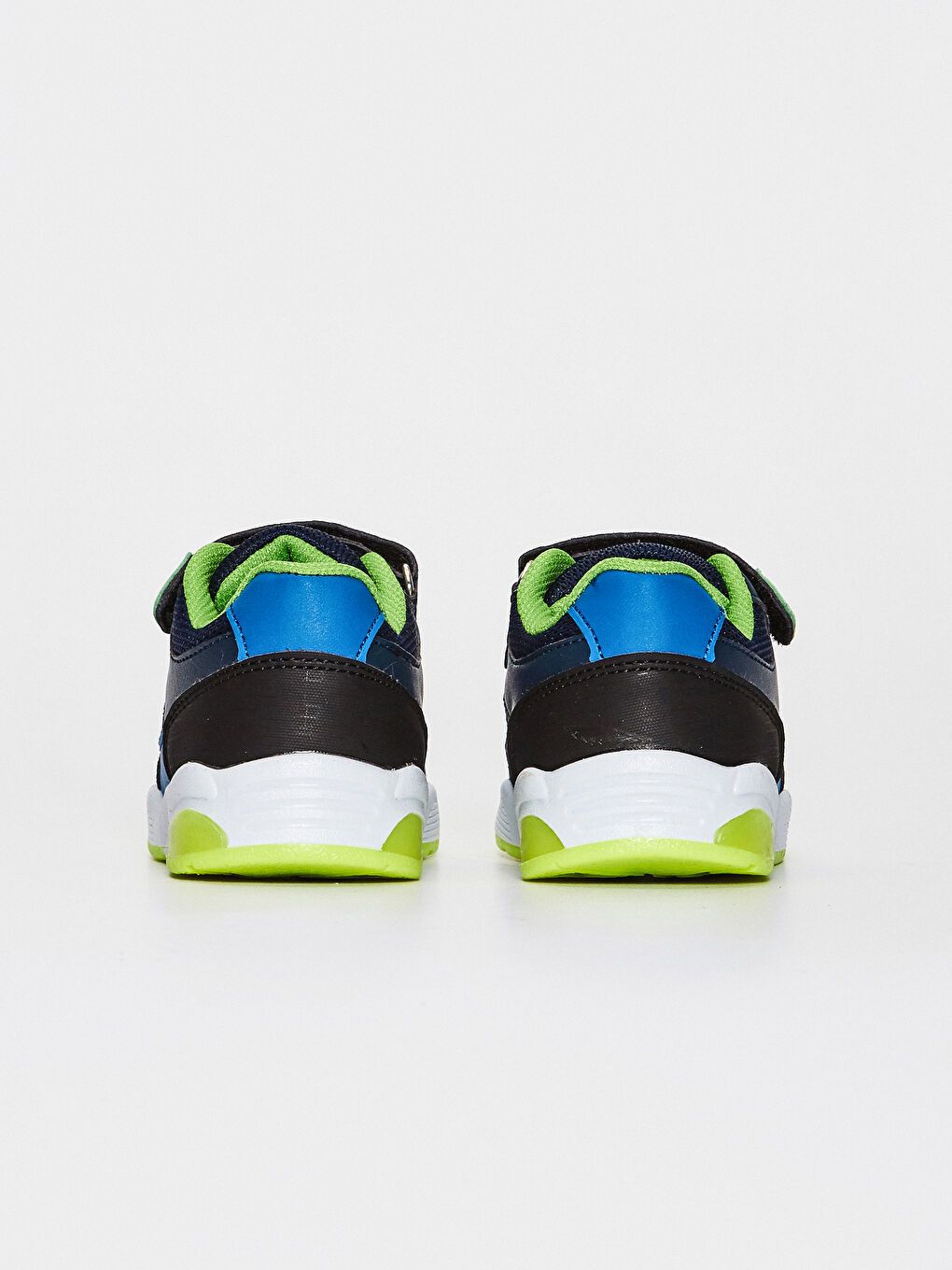 Lacivert Erkek Bebek Işıklı & Cırt Cırtlı Günlük Spor Ayakkabı-3