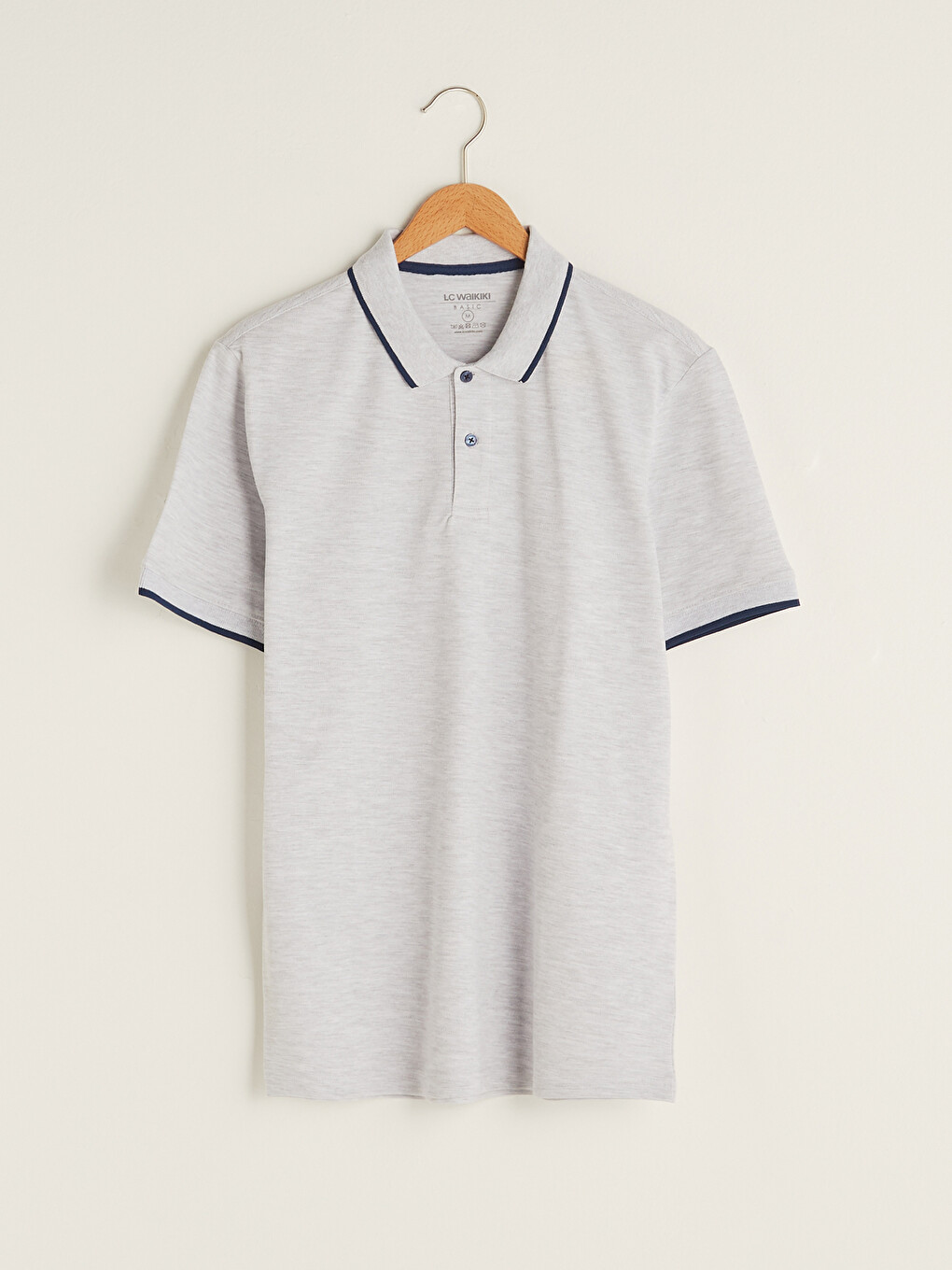 Mashkull Gri T-shirt-5