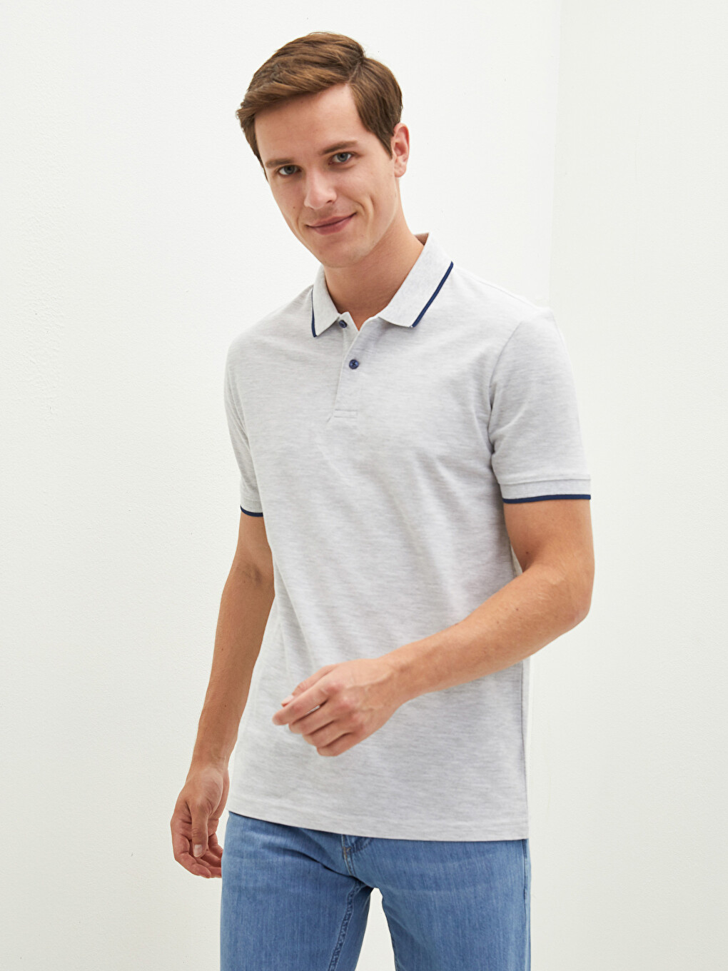 Mashkull Gri T-shirt