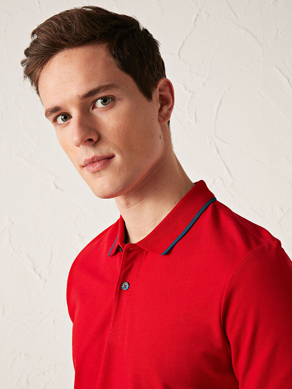 Tricou Polo Guler Mânecă Scurtă Pique pentru Bărbați