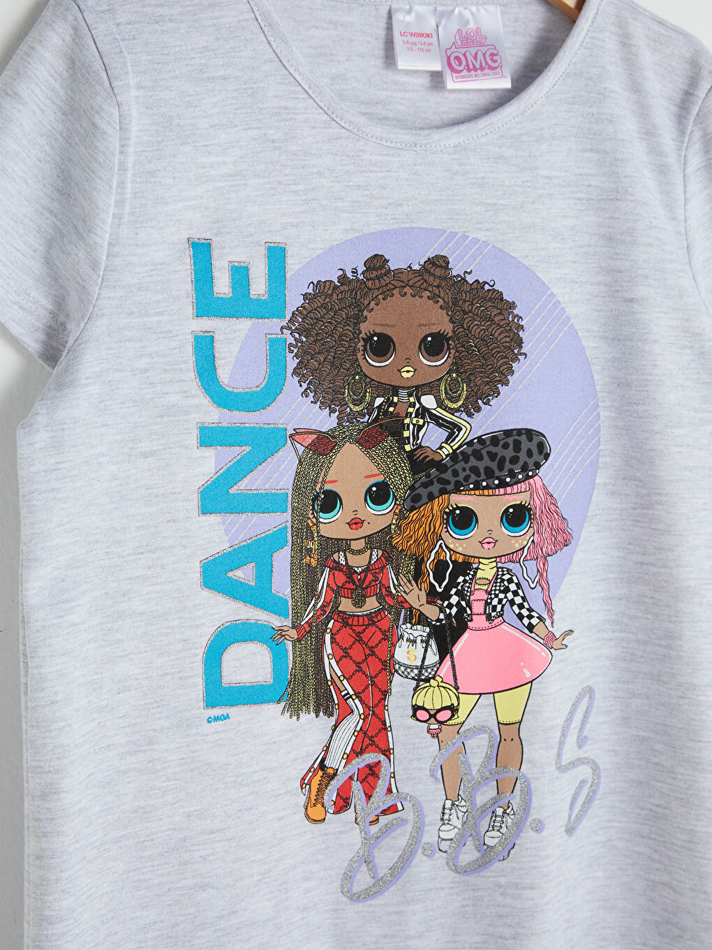 Chemise de nuit fille à manches courtes col rond LOL Surprise OMG sous licence-2