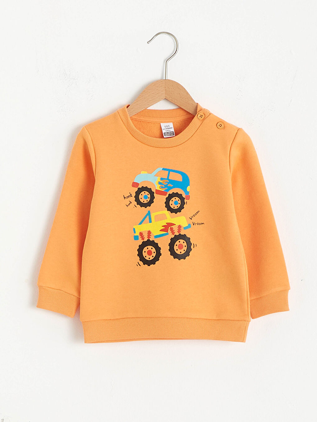 Erkek Bebek Baskılı Sweatshirt
