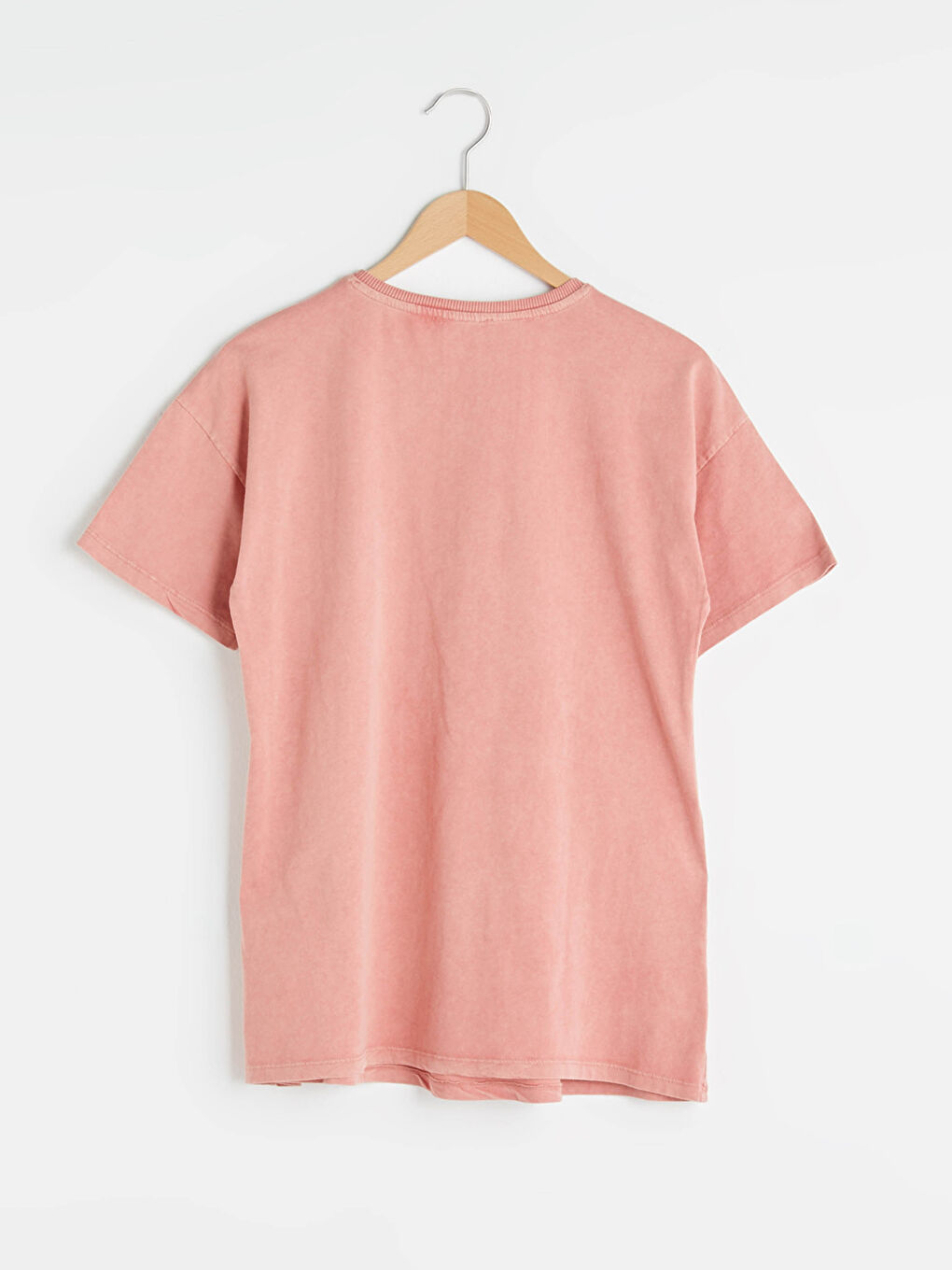 تي شيرت حوامل قطن كم قصير ياقة دائرية قصة عادية-6