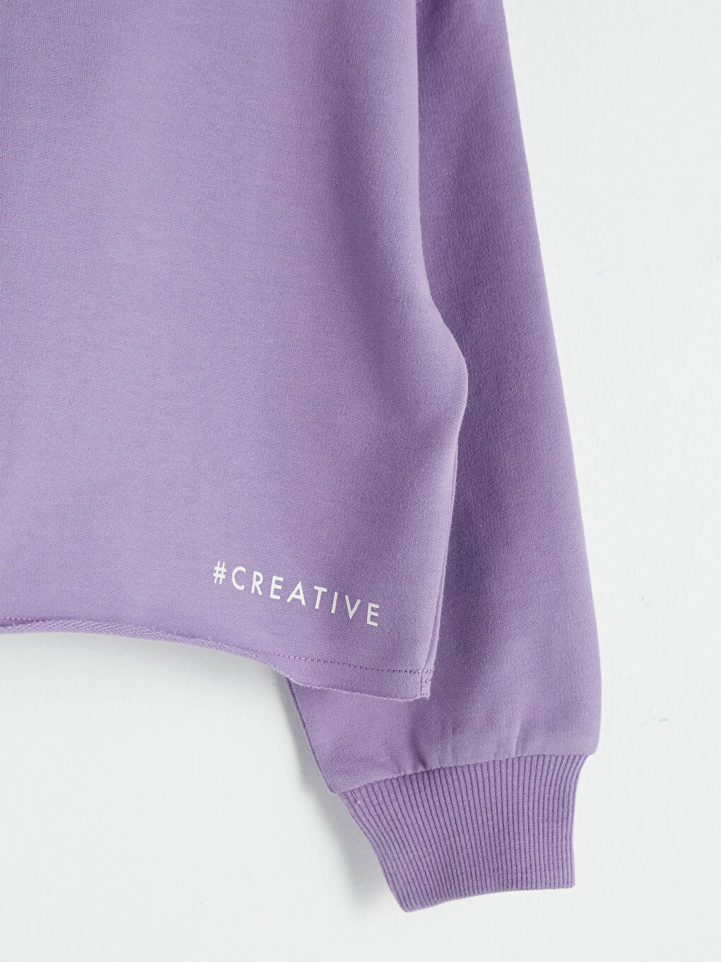 Djevojka LILA Majica s kapuljačom/Dukserica-2