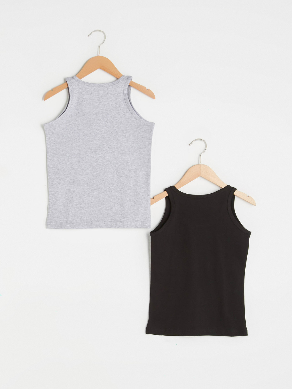 Crew Neck Cotton Boy Singlet 2-pack-1