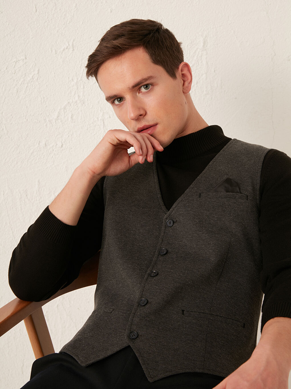 Slim Fit Classic Vest-1