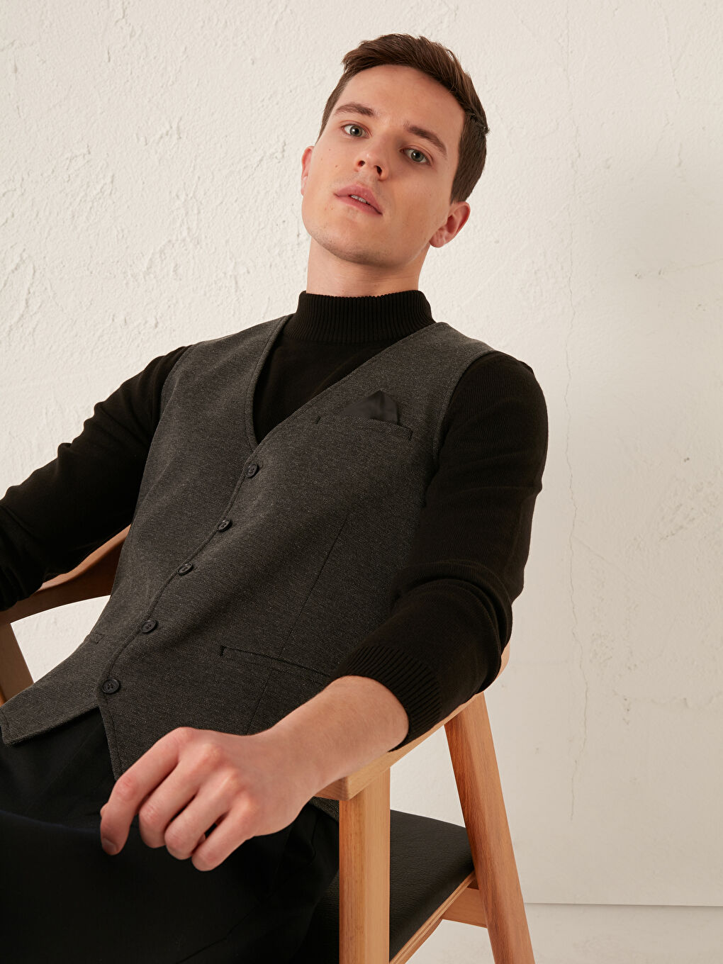 Slim Fit Classic Vest-2