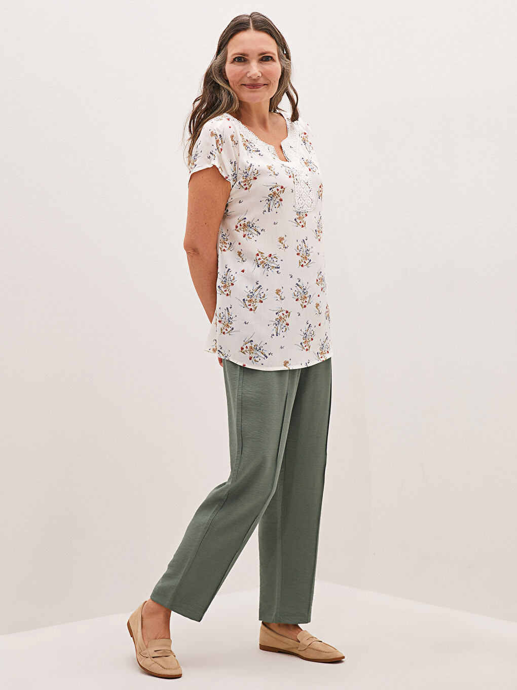 Elasticated Waist Women's Trousers