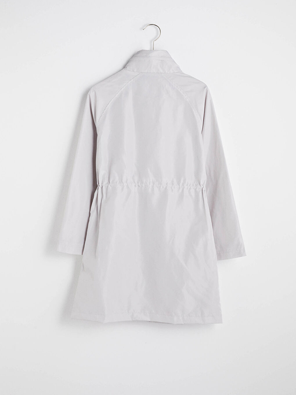 Bej Kapüşonlu İnce Yağmurluk-8