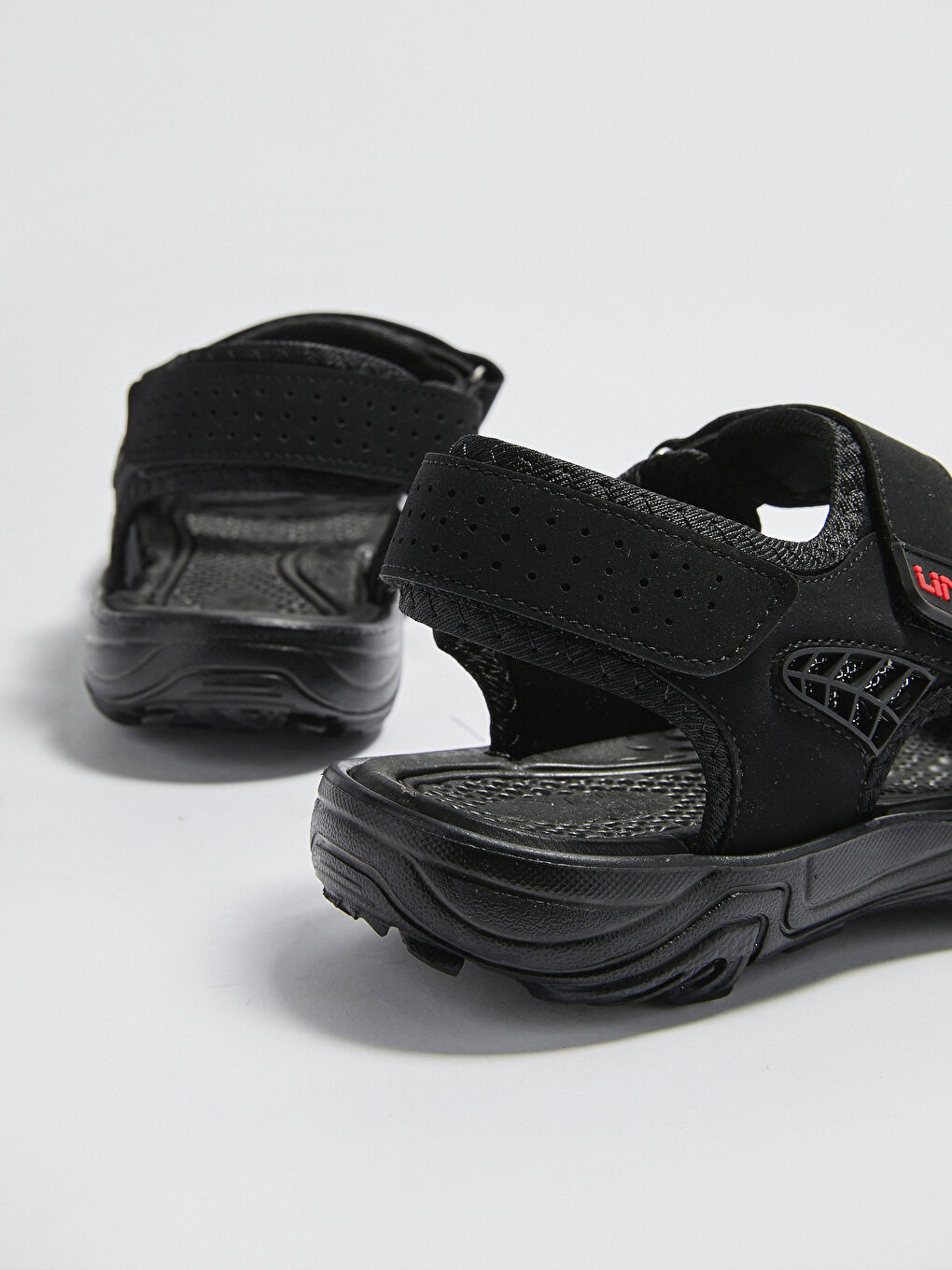 صنادل بشريط مزدوج وڤيلكرو للرجال-2