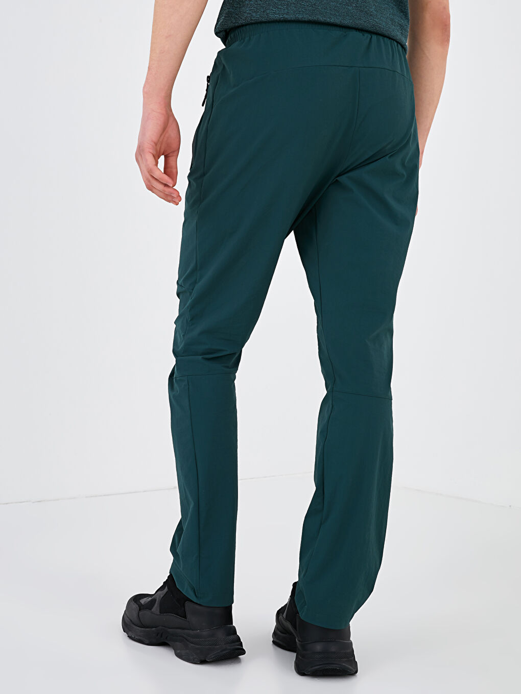 Yeşil Standart Kalıp Erkek Pantolon-5