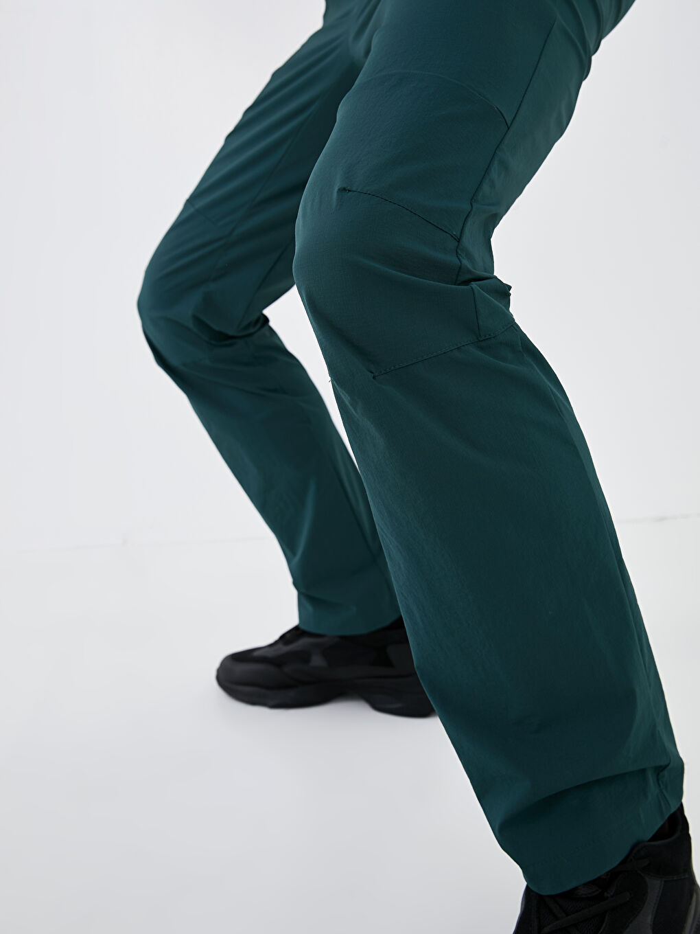 Yeşil Standart Kalıp Erkek Pantolon-3