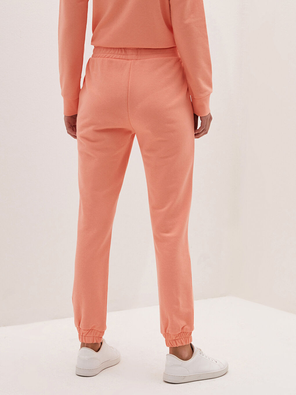 Mercan Beli Lastikli Kadın Eşofman Alt-8