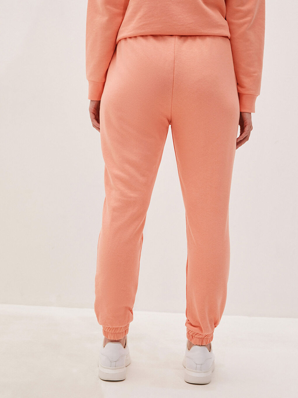 Mercan Beli Lastikli Kadın Eşofman Alt-4