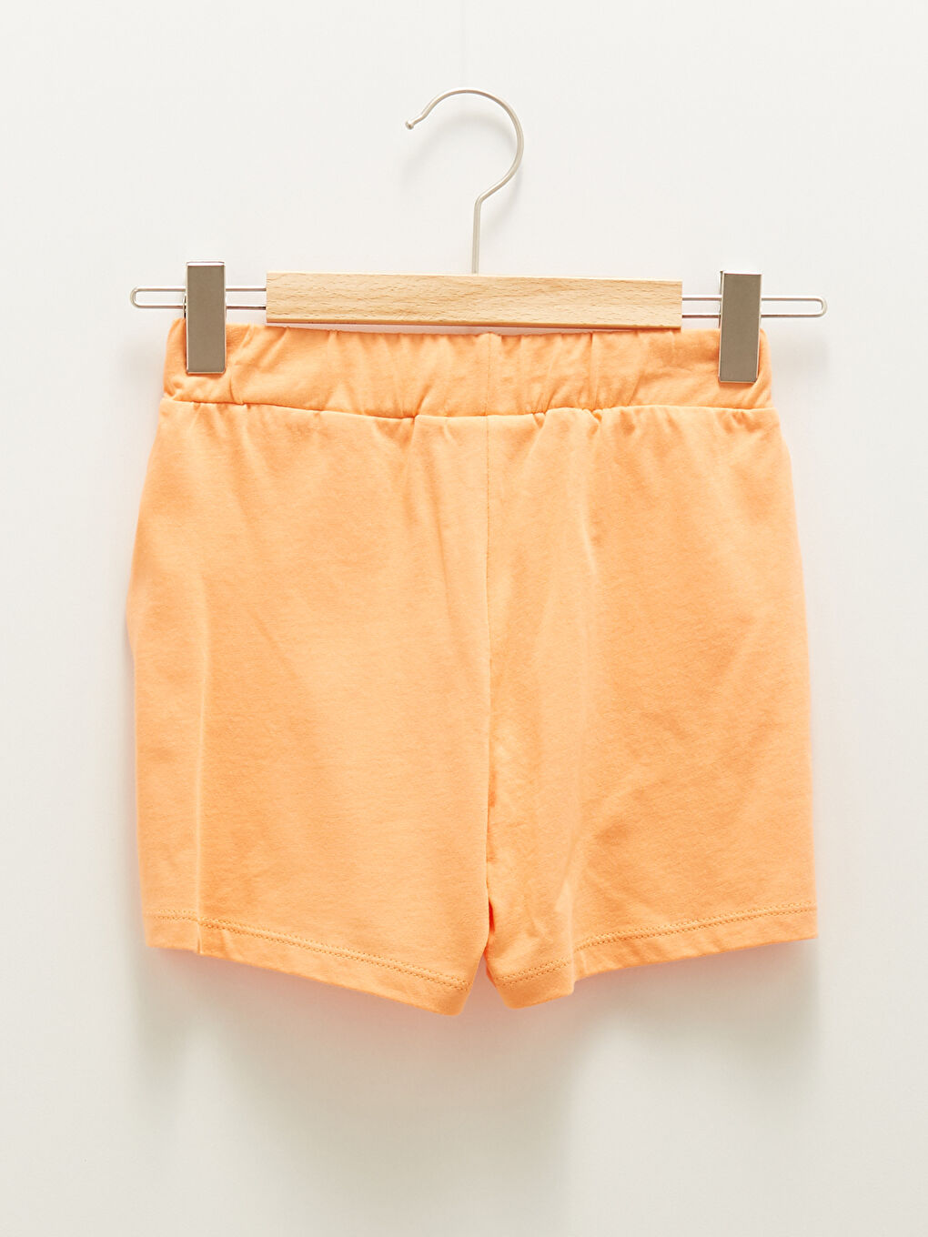 Basic Cotton Girls' Shorts With Elastic Waist -S1CV06Z4-GKU