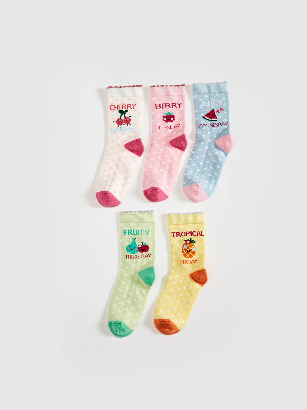 Stopalice LCW Kids 5 komada stopalice za djevojčice - S1CY18Z4-J1F - LC Waikiki